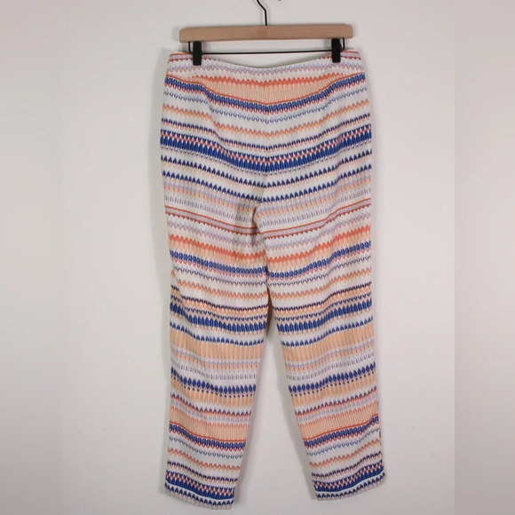 JCrew Lightweight Beach Pant Size Small Peach Geometric - Picture 4 of 9